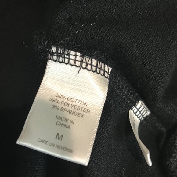 Women's Soho by NYC black Hoodie sweatshirt dress Size M - Picture 8 of 8